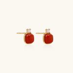 Heritage Agate Studs-Stones and Gems by Saday