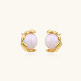 Pearl Embrace Studs-Stones and Gems by Saday