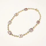 Iridescent Pearl Chain | Stones and Gems by Saday