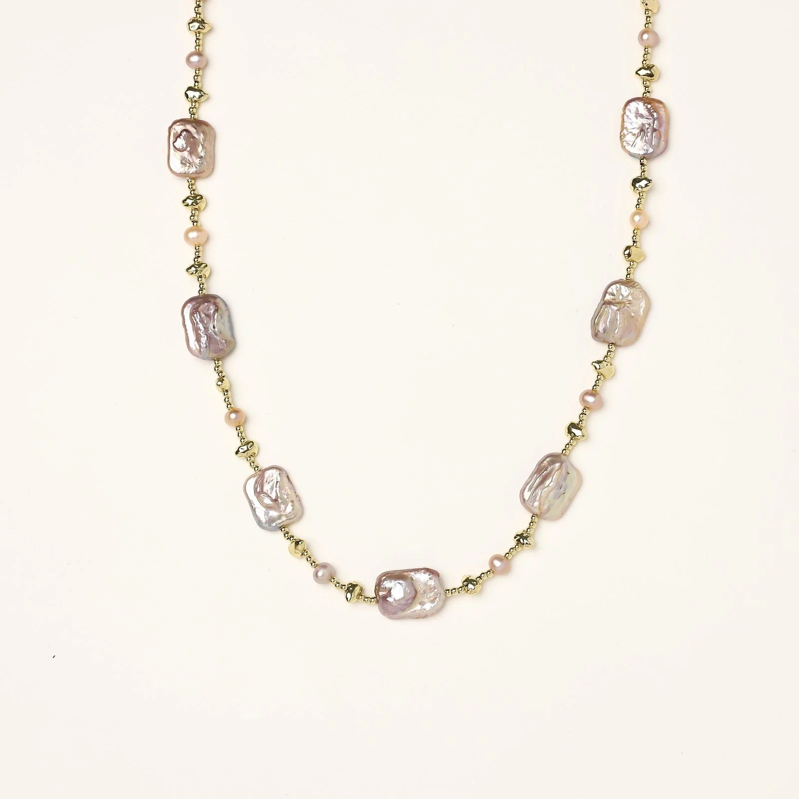 Iridescent Pearl Chain-Stones and Gems by Saday