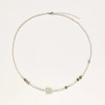 Jade Garden Pearl Necklace-Stones and Gems by Saday
