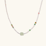 Jade Garden Pearl Necklace-Stones and Gems by Saday