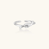 Infinity Knot Ring-Stones and Gems by Saday