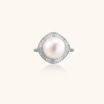 Pearl Halo Dreams Ring-Stones and Gems by Saday