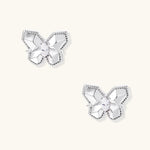 Crystal Butterfly Studs-Stones and Gems by Saday