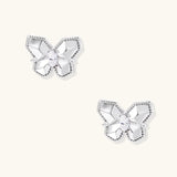 Crystal Butterfly Studs-Stones and Gems by Saday