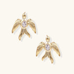 Phoenix Rising Studs-Stones and Gems by Saday