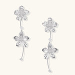 Bloom Cascade Earrings-Stones and Gems by Saday