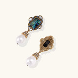 Celestial Pearl Drop Earrings | Stones and Gems by Saday