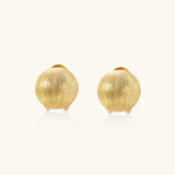 Brushed Gold Dome Clips-Stones and Gems by Saday