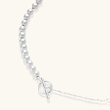 Silver Sphere Gradient Necklace | Stones and Gems by Saday