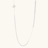 Silver Sphere Gradient Necklace | Stones and Gems by Saday