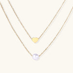 Heart & Pearl Layers-Stones and Gems by Saday