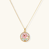 Rose Garden Dreams Necklace-Stones and Gems by Saday