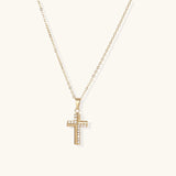 Divine Grace Cross Necklace-Stones and Gems by Saday