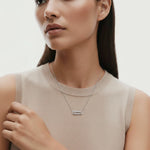 Luxe Oval Link Necklace-Stones and Gems by Saday
