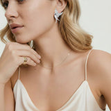 Celestial Hummingbird Earrings-Stones and Gems by Saday