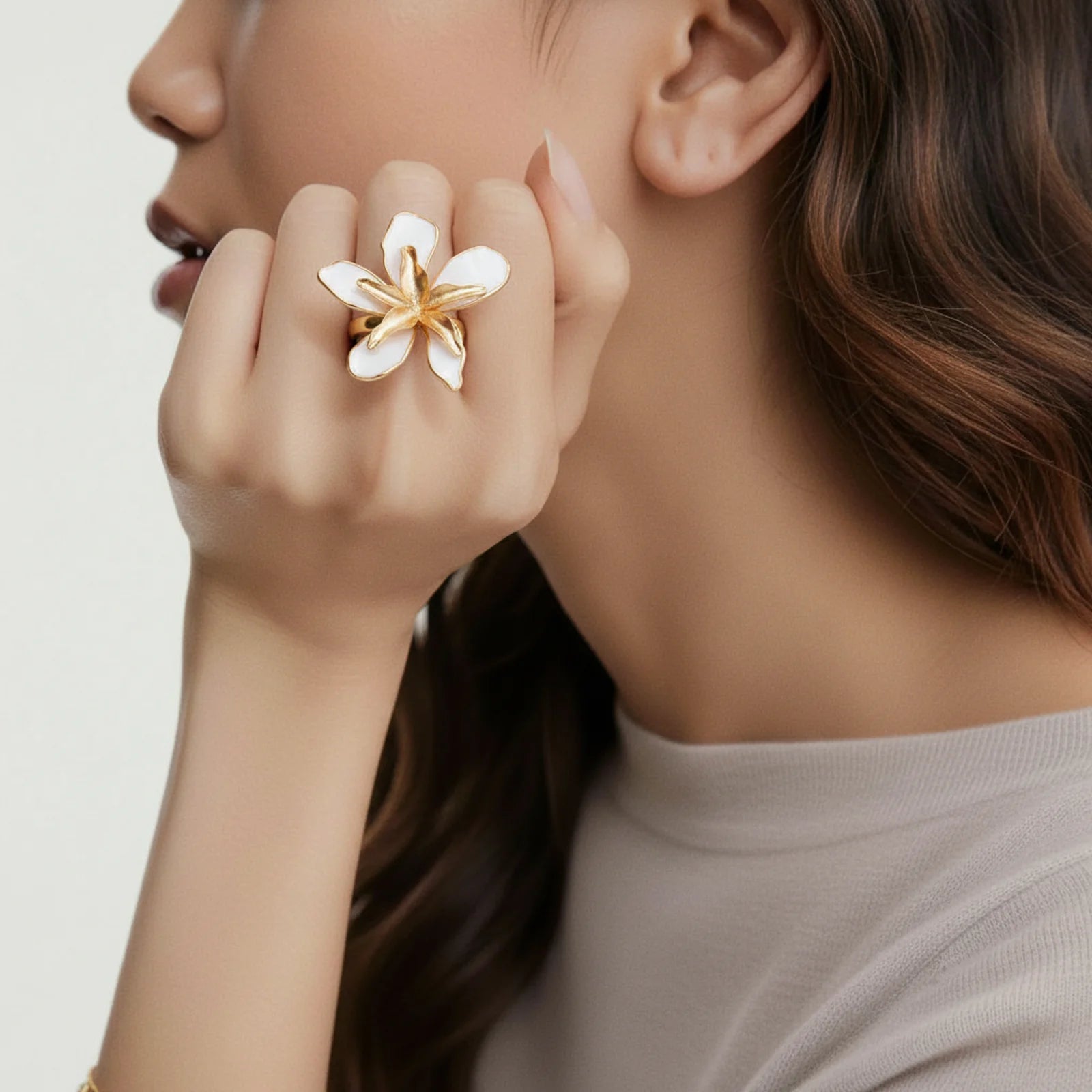 Lily Bloom Ring-Stones and Gems by Saday