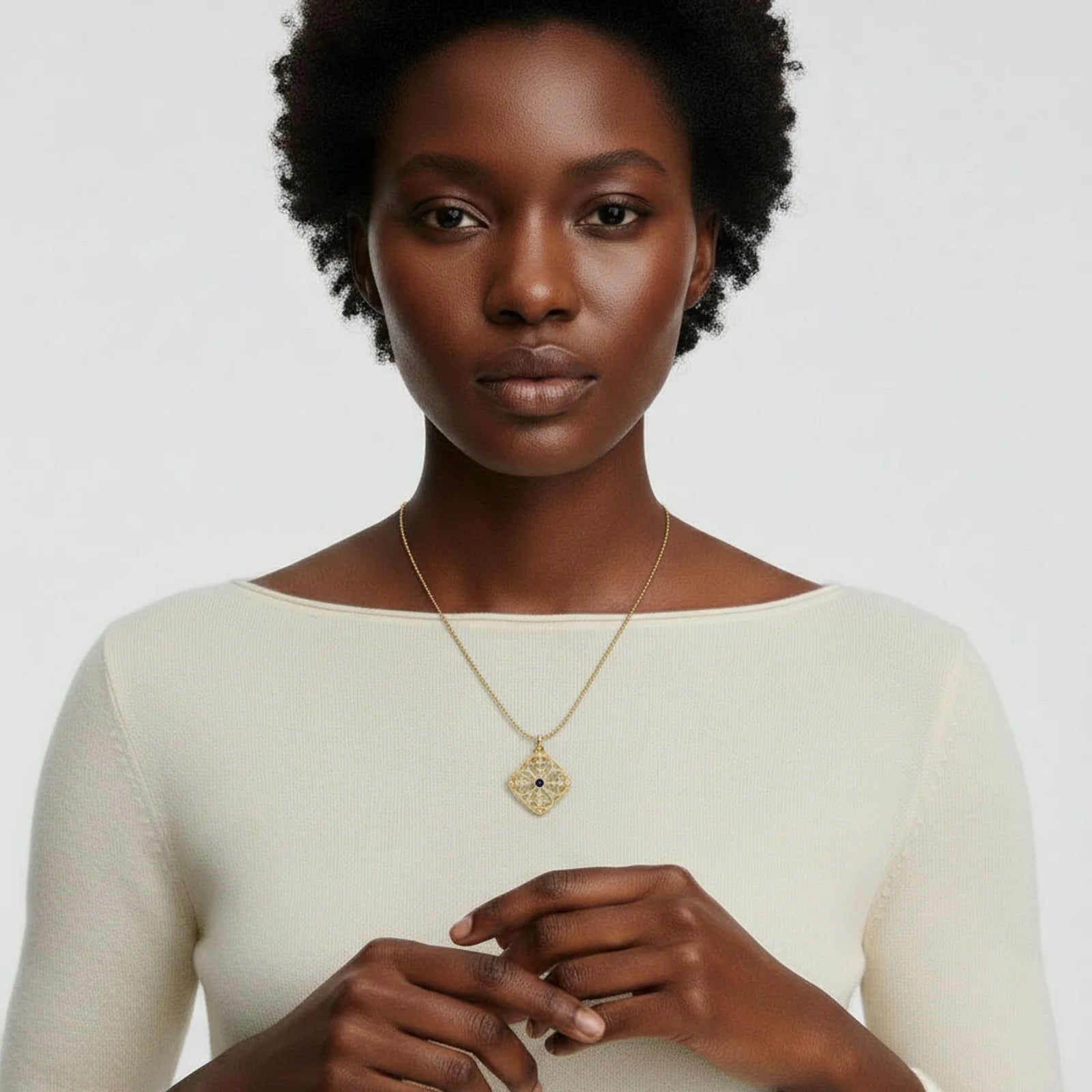 Celestial Wisdom Pendant-Stones and Gems by Saday