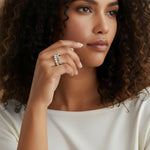 Twisted Waves Ring-Stones and Gems by Saday