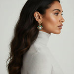 Moroccan Dreams Drop Earrings-Stones and Gems by Saday