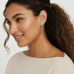 Ribbon Dreams Bow Earrings-Stones and Gems by Saday