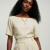 Celestial Amethyst Pearl Necklace-Stones and Gems by Saday