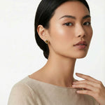 Golden Empress Tiger's Eye Studs-Stones and Gems by Saday