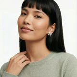 Pearl Bow Studs-Stones and Gems by Saday