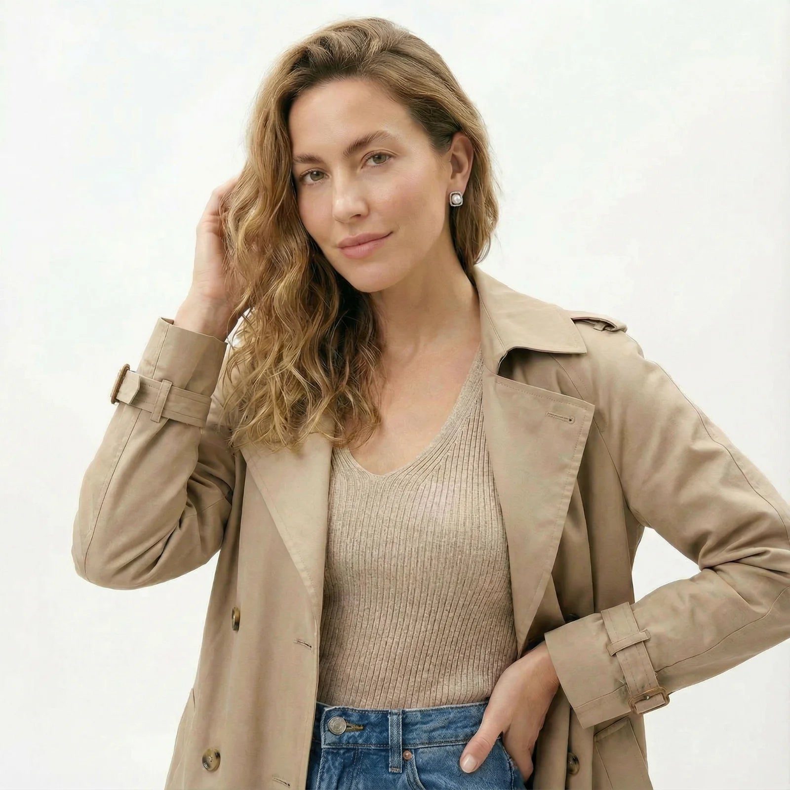 Pearl Halo Studs-Stones and Gems by Saday