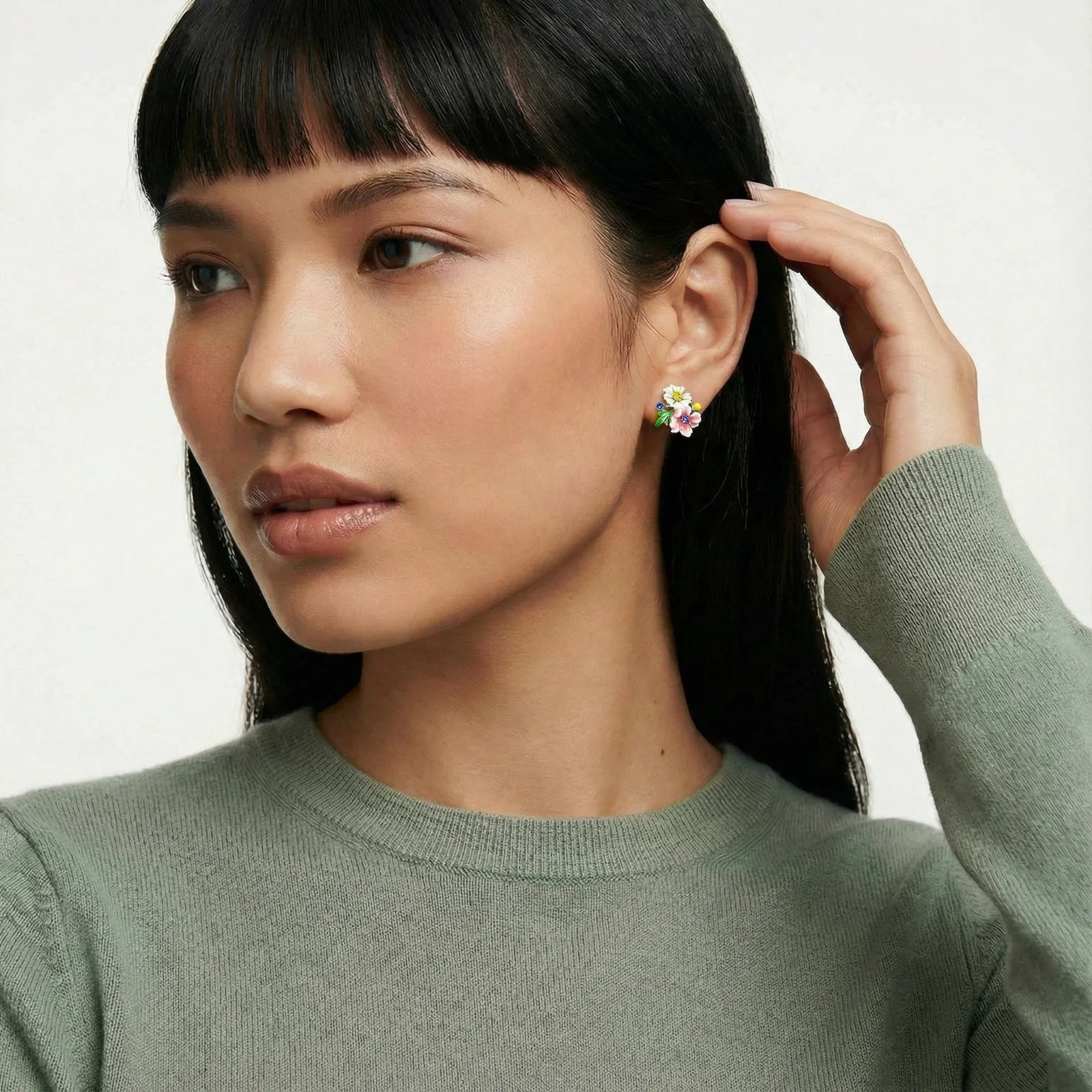 Garden Party Studs-Stones and Gems by Saday