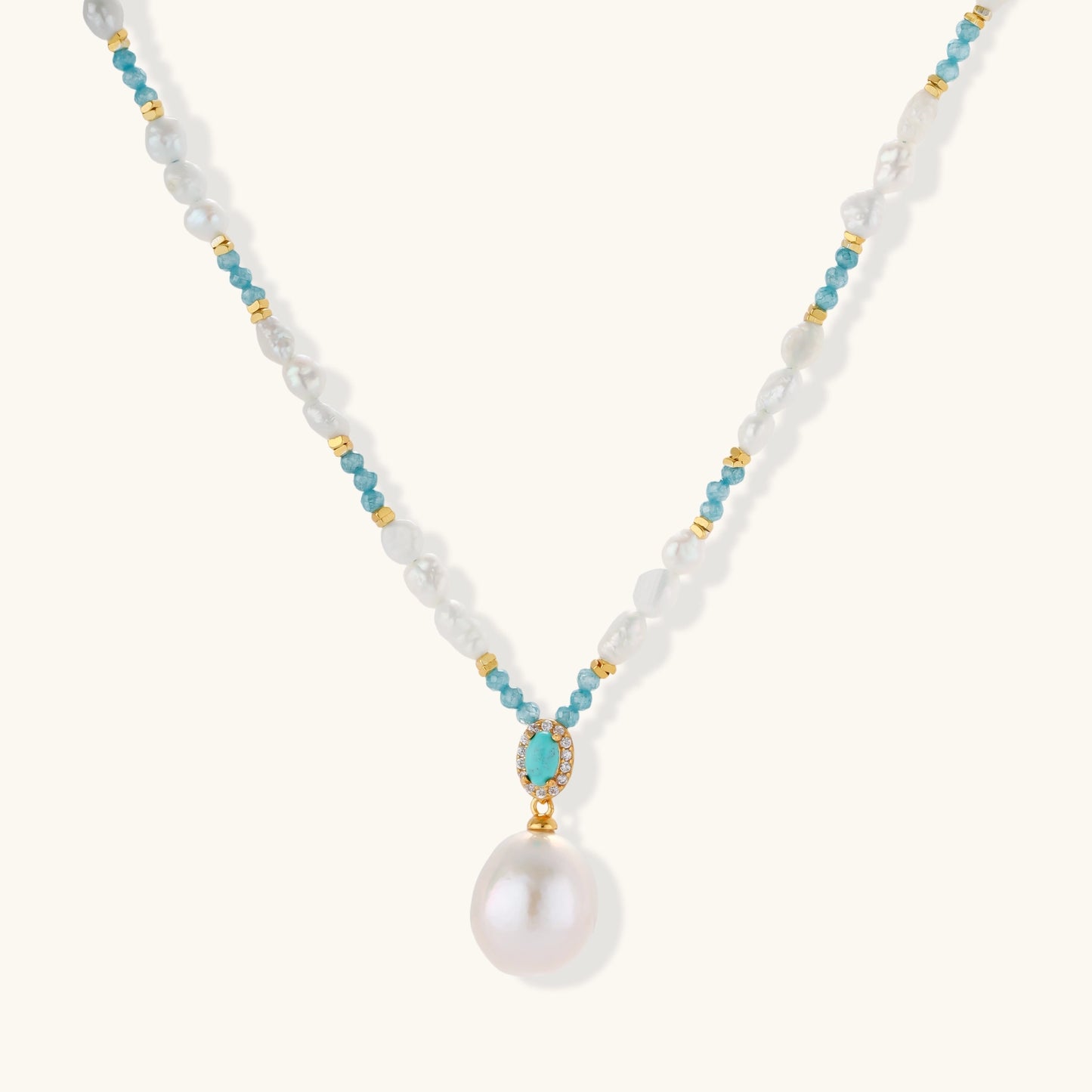 Aqua Bloom Necklace