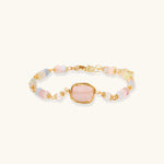 Rose Quartz Healing Bracelet-Stones and Gems by Saday