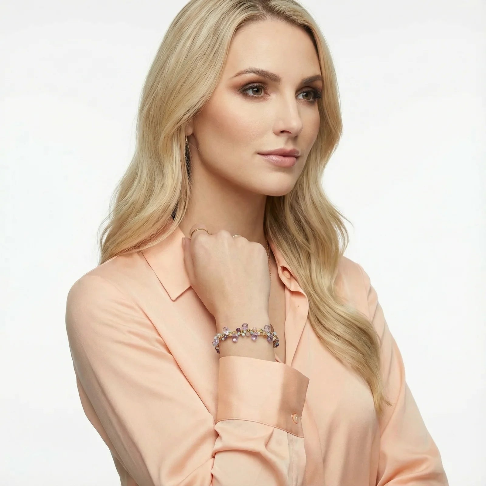 Crystal Garden Cuff-Stones and Gems by Saday