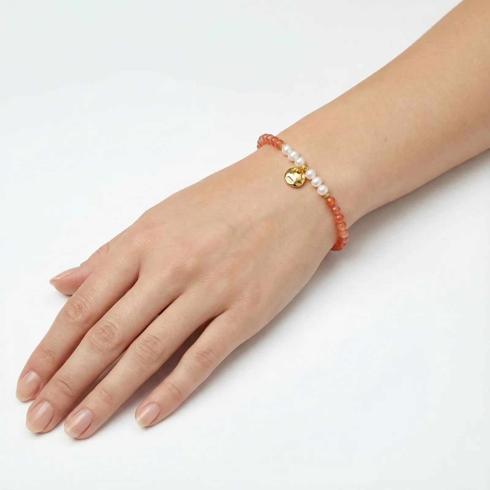 Sunset Bloom Bracelet-Stones and Gems by Saday