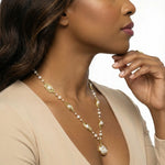 Baroque Pearl Garden Necklace-Stones and Gems by Saday