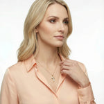 Divine Grace Cross Necklace-Stones and Gems by Saday