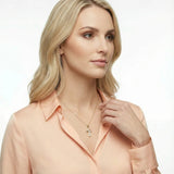 Divine Grace Cross Necklace-Stones and Gems by Saday