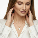 Golden Halo Pearl Pendant-Stones and Gems by Saday