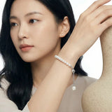 Pearl Whisper Bracelet-Stones and Gems by Saday