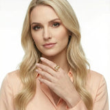 Safety Pin Statement Ring-Stones and Gems by Saday