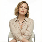 Moonlit Layers Necklace-Stones and Gems by Saday