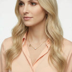 Pearl Heart Embrace Necklace-Stones and Gems by Saday