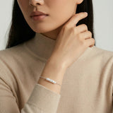 Baroque Pearl Chain Bracelet-Stones and Gems by Saday