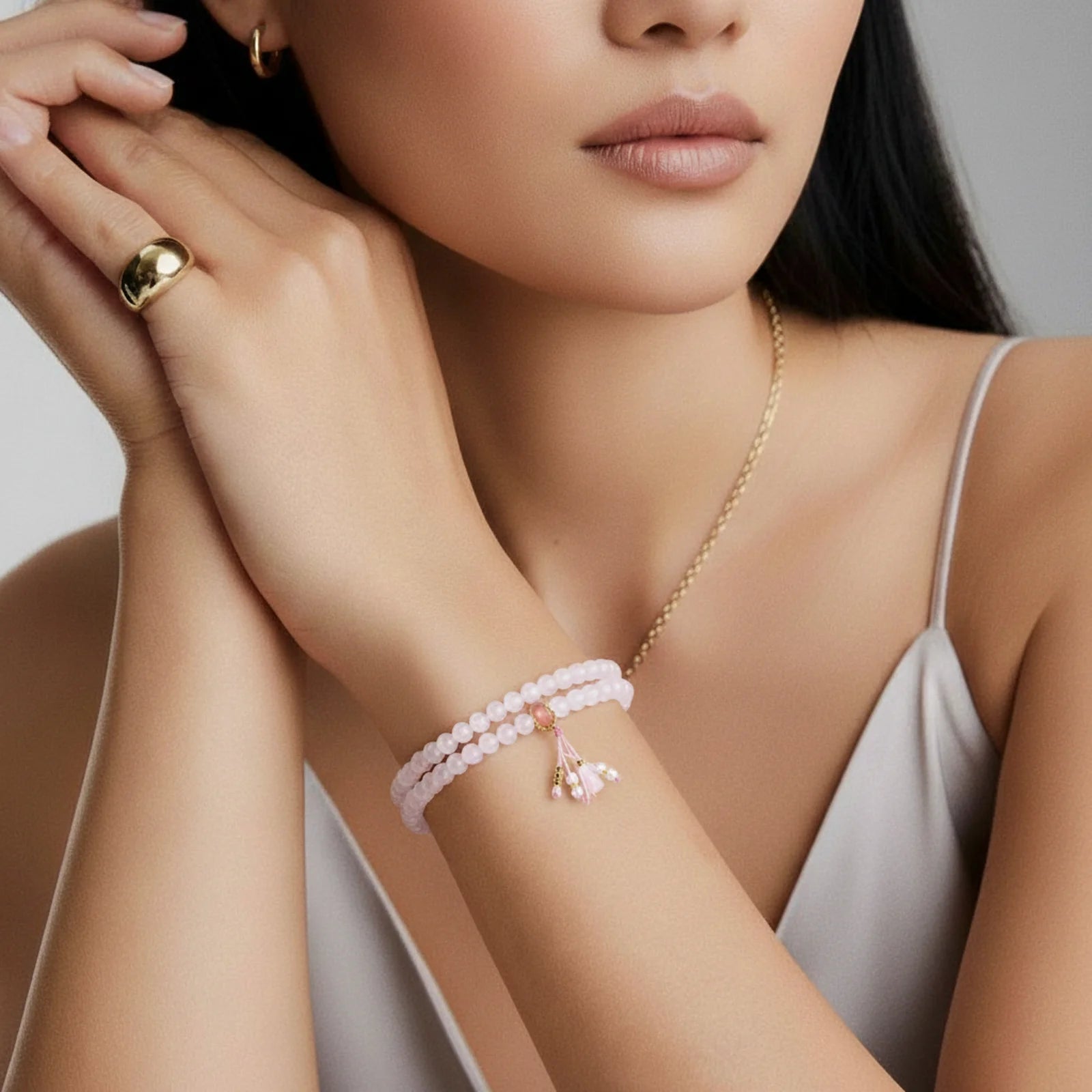 Lavender Dreams Bracelet-Stones and Gems by Saday