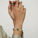 Tiger's Eye Pearl Wisdom Bracelet-Stones and Gems by Saday