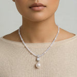 Lavender Dreams Pearl Necklace-Stones and Gems by Saday