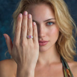 Rose Luxe Statement Moissanite Ring