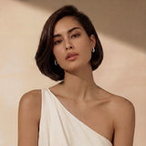 Crystal Pavé Huggie Hoops