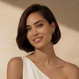 Midnight Stripe Hoops